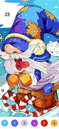 Game screenshot Christmas Winter Coloring Book hack