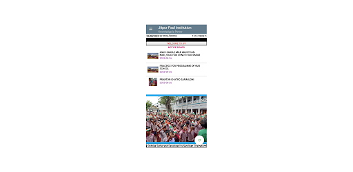 Android application JITPUR PAUL INSTITUTION screenshort