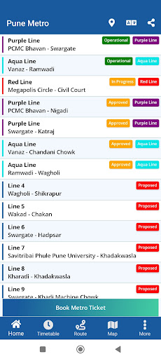 Pune Metro:Timing, Book Ticket Screen 3
