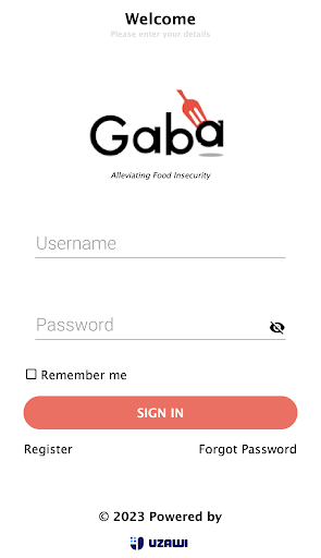 Android application Gaba screenshort