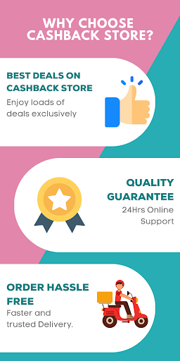 Android application CashBack Store screenshort