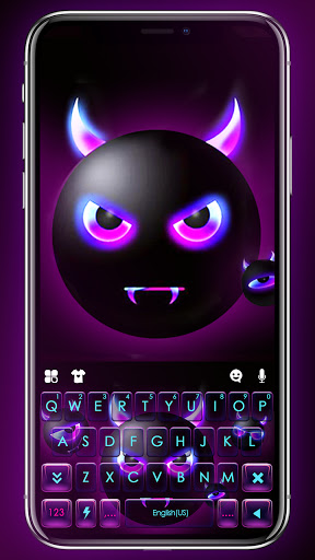 Android application Devil Emoji Keyboard Backgroun screenshort