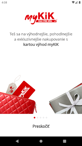 Android application myKiK - Slovenská republika screenshort
