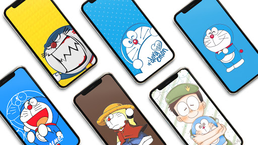 Blue Cat Cartoon Wallpaper