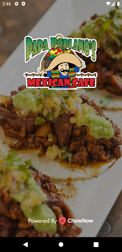 Android application Papa Poblano's Mexican Cafe screenshort