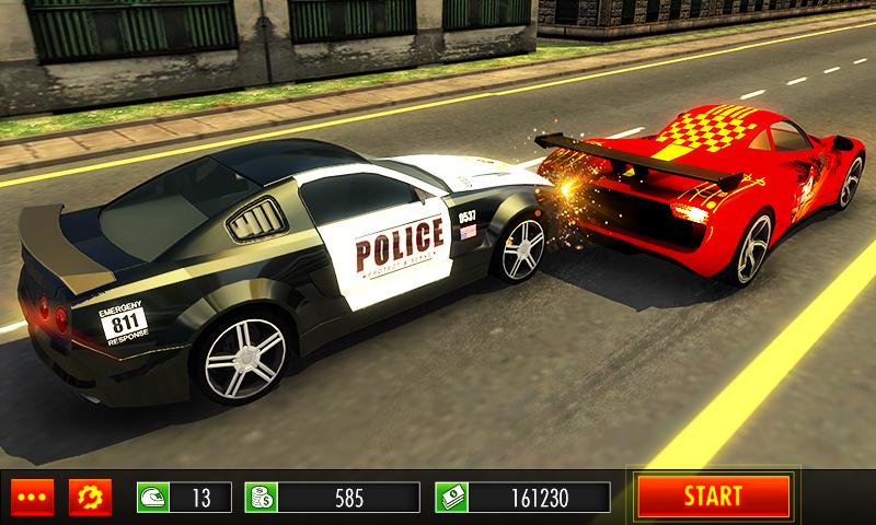 Police Car vs Gangster Escape 1.2 APK + Мод (Unlimited money) за Android