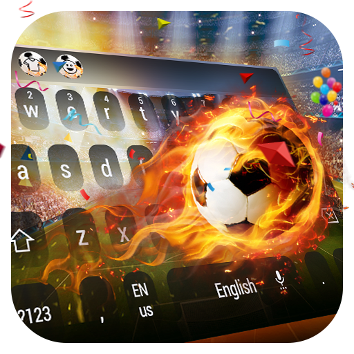 Fire football keyboard