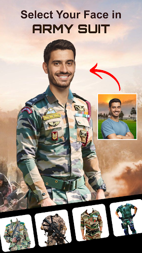 Army Photo Suit Editor ArmyMan Screen 3
