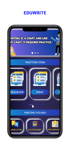 Android application Eduwrite screenshort