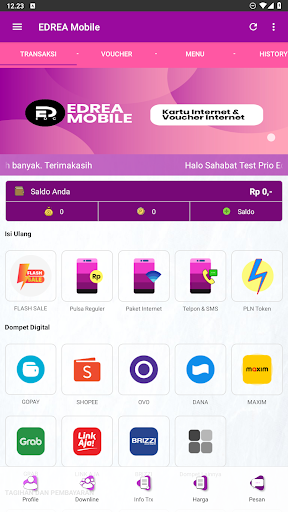 Android application EDREA Mobile screenshort