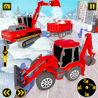 City Snow Excavator Simulator: Construction Games