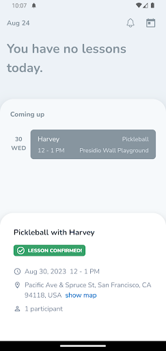 TeachMe.To | Coach App Screen 2