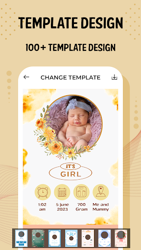 NewBorn Baby Photo Frame Screen 2
