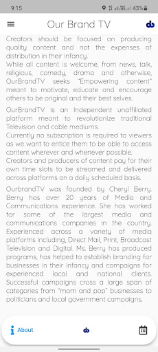 OurBrandTV Screen 2