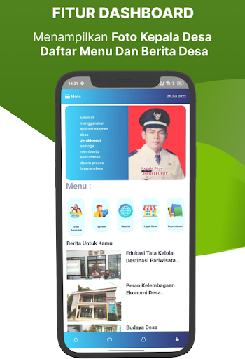 Android application EasyDes: Go Desa Digital screenshort