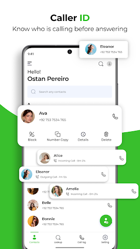 Caller Name ID : Number Lookup Screen 2