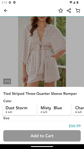 Valomie Boutique Screen 2