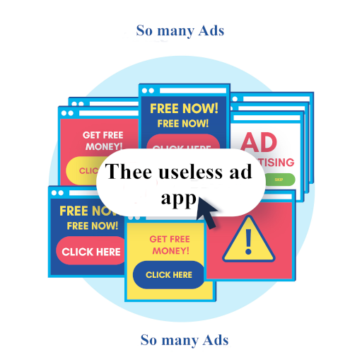 Thee Useless Ad App logo