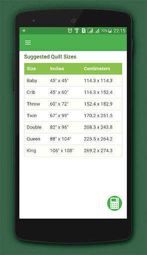 Quilting Sewing Reference Screen 2