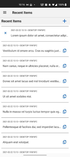 Android application ClipboardFusion screenshort
