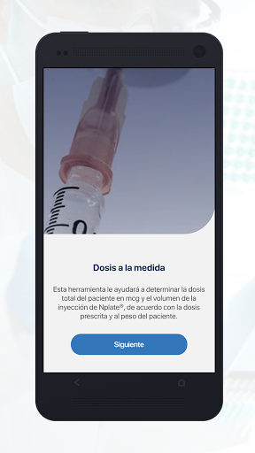 Android application Amgen NDosis screenshort