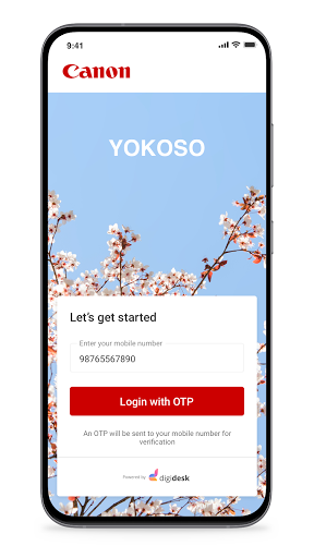 Android application Yokoso - Digidesk screenshort