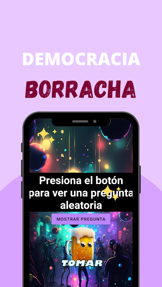 Android application Democracia Borracha: Quien es screenshot