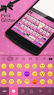 Pink Glitter Emoji Keyboard For PC installation