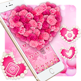 pink love theme pink wallpaper &love icon icon