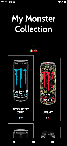 Android application Monster Collection screenshort