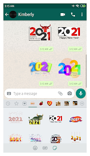 Sticker Happy New Year 2021 WAStickerApps  Screenshots 3