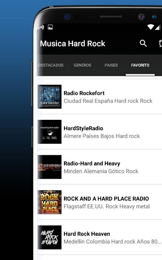 Hard Rock Radio App Screen 3