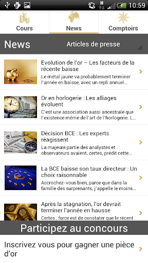 Gold Quote - Gold.fr Screenshot 3 - AppWisp.com