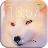 White Fox Lock Screen icon