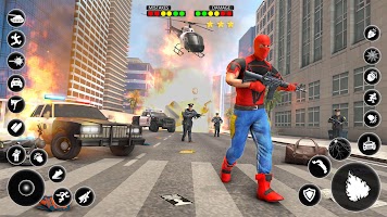 screenshot of Spider Vice Town Rope Hero Man