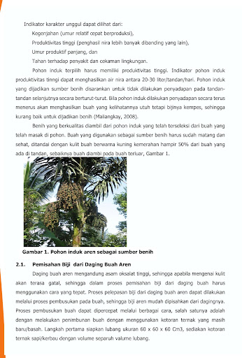 Agribisnis Gula Aren Air Nira