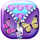 Butterfly on Screen  -  Zip Lock icon