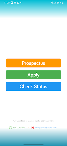 Android application Apply to University screenshort