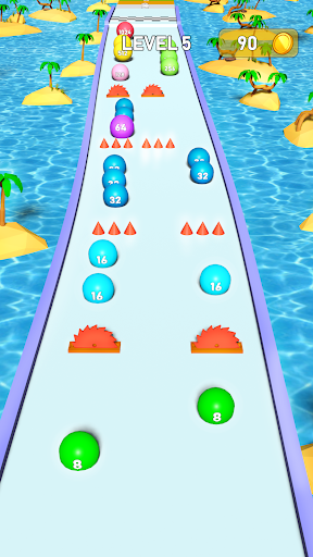 Going Ball Run 2048 3D Screen 2