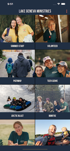 Android application Lake Geneva Ministries screenshort