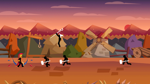 Captura de Pantalla 1 Stick Fight: Shadow Archer android