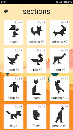 1001 Tangram puzzles game - Screenshot 3