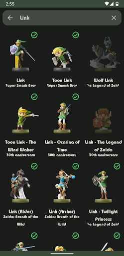 Android application Mii Collector - Amiibos screenshort
