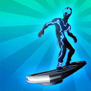 Cyber surf rider: surfing race