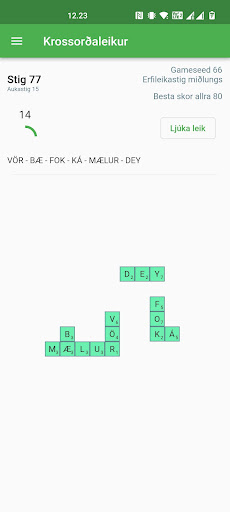 Krossorðaleikur Screen 3