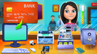 Bank Manager Cashier Games - Screenshot 1