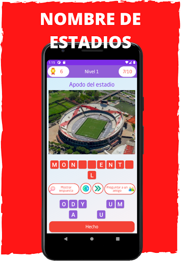 Android application Futbol Argentino Quiz 2023 screenshort