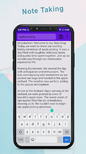 Writer Plus : Note & Checklist Screen 3