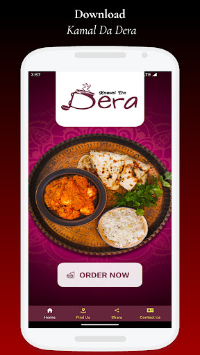 Android application Kamal Da Dera Birmingham screenshort