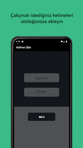 Android application İngilizce Kelime Kartlarım screenshort